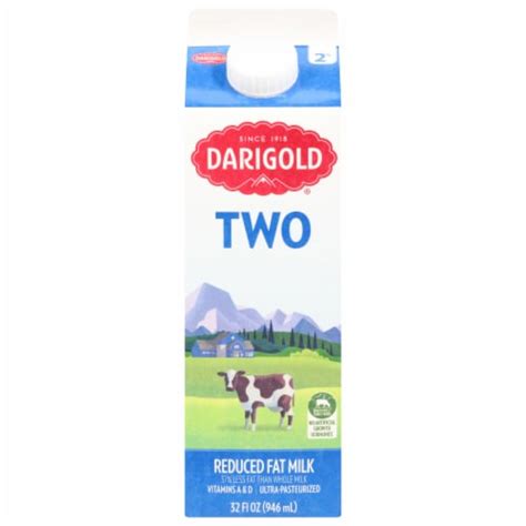 Darigold Two Ultra Pasteurized Reduced Fat Milk Fl Oz Fred Meyer