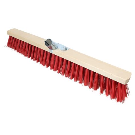 Balai Cantonnier En Bois 60 Cm Rouge Linxor Leroy Merlin