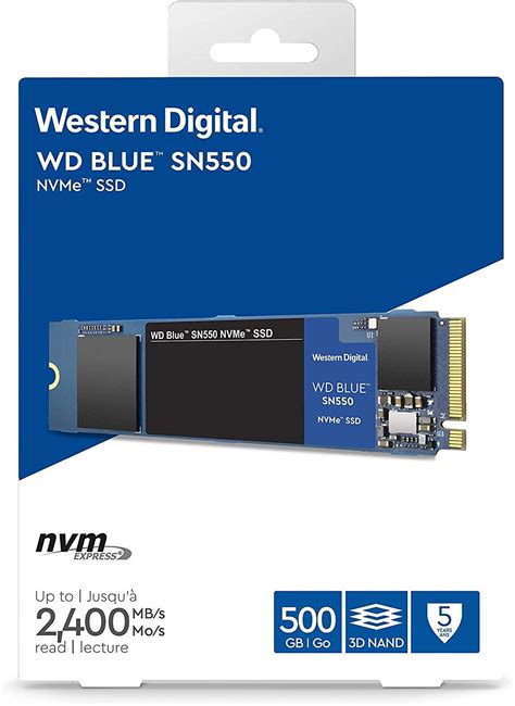 Накопитель SSD WD 500Gb WDS500G2B0C Blue SN550 купить с доставкой по