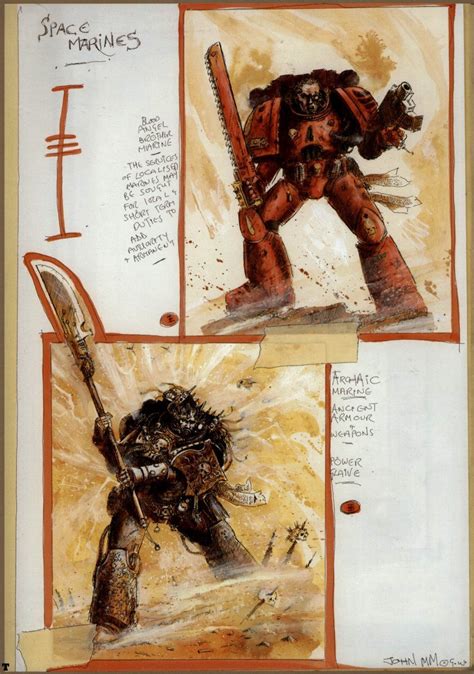 Celestial Sentinel On Twitter More Interesting Warhammer 40k Concept Art By John Blanche This