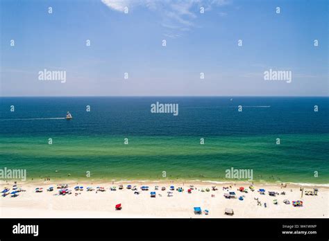 Gulf Shores Beach, Alabama Stock Photo - Alamy