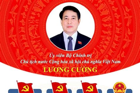 Tóm tắt tiểu sử Đồng chí Lương Cường Ủy viên Bộ Chính trị Chủ tịch