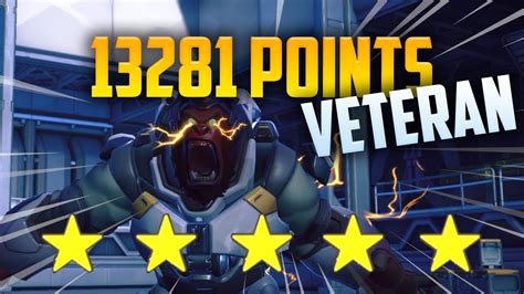 13281 Points Maxed WINSTON VETERAN HERO MASTERY YouTube