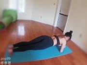 Fitness Chinese Shows Off Her Big Ass In Lululemon Yoga Pants With Gopro Pov Xxx Mobile