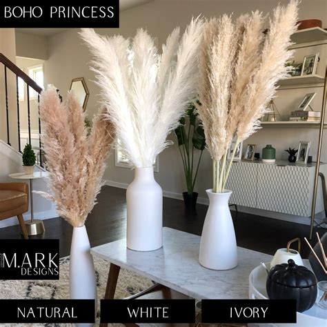 Fluffy Pampas Grass Stems Extra Large Pampas Grass Wedding 4ft Etsy