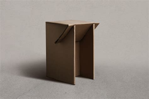 Cardboard Stool On Behance