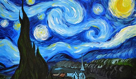 Starry Night Painting Location at PaintingValley.com | Explore collection of Starry Night ...