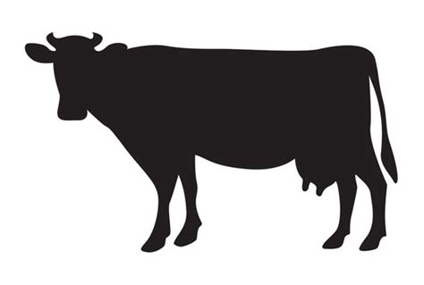 Milk Cow Silhouette