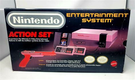 Nintendo Nes Action Set Console Box Only Very Good Fast Shipping Ebay