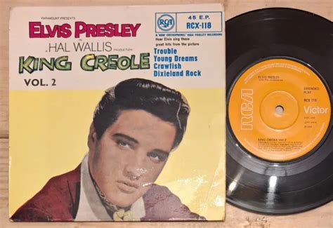 Elvis Presley King Creole Vol Rca Rcx Uk Ep From Orange