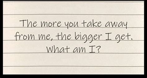 The More You Take Away From Me The Bigger I Get What Am I Truth