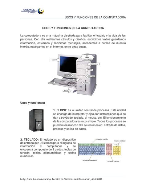 Calam O Usos Y Funciones De La Computadora