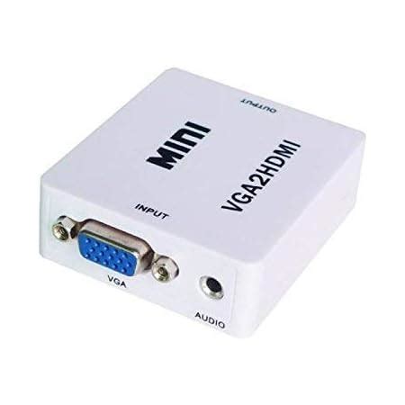 Mini HD AV2VGA Video Converter Convertor Box AV RCA CVBS To VGA Video