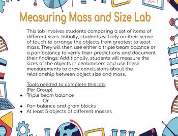 Measuring Mass and Size Lab by Scientific Shenanigans | TPT