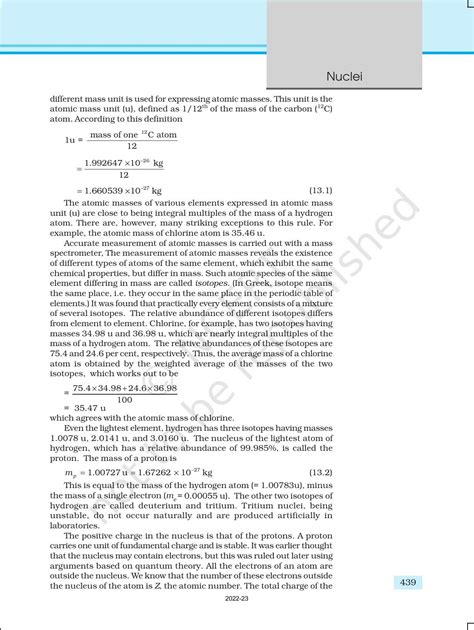 Ncert Book For Class Physics Chapter Nuclei Indcareer Docs