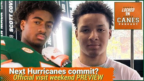 Predicting The Next Miami Hurricanes Commit Official Visits Preview