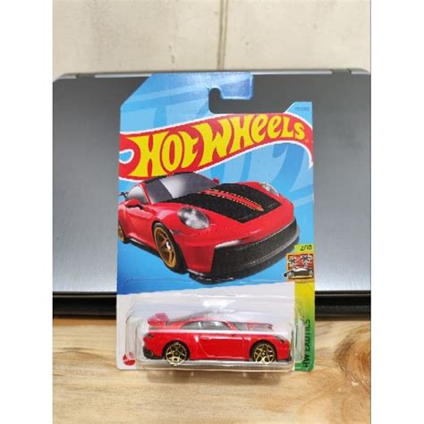 Jual Hot Wheels Reguler Card Porsche Gt Merah Red Tampo Hitam Black Shopee Indonesia
