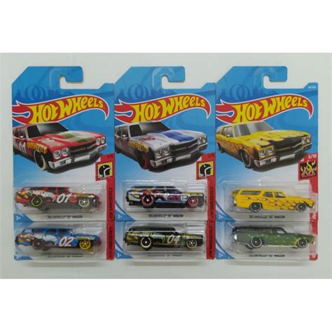 Hot Wheels 70 Chevelle SS Wagon HW DAREDEVILS HW FLAMES Shopee Malaysia