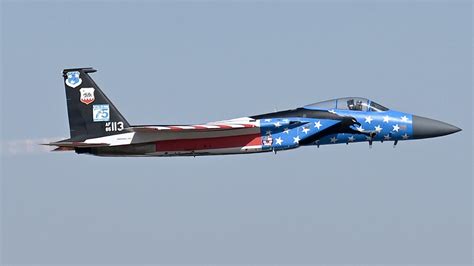 Air National Guard F 15 Has The Most American Paint Job Ever