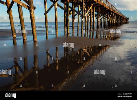 Goleta Beach Pier, California, USA Stock Photo - Alamy