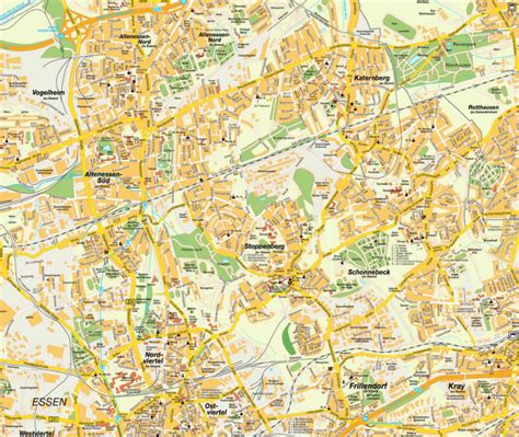 Gelsenkirchen Map - Germany