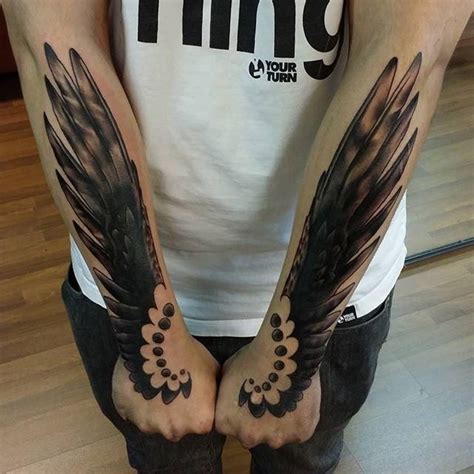 Tatuagens De Asas Impressionantes Melhores Fotos Feather Tattoos