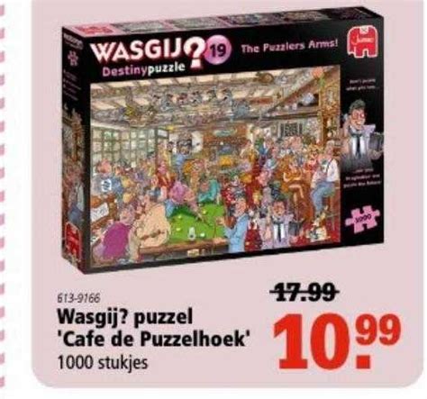 Wasgij Puzzel Cafe De Puzzelhoek Aanbieding Bij Marskramer 1foldersnl