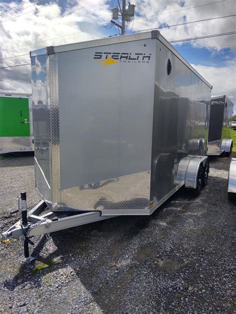 2023 Stealth Trailers 7x16 7k Barn Doors With Removable Ramps Cargo