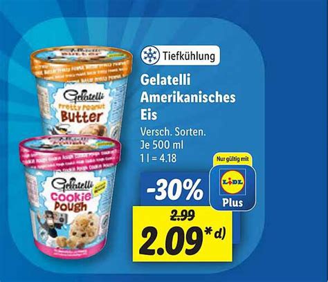 Gelatelli Amerikanisches Eis Angebot Bei Lidl Prospekte De