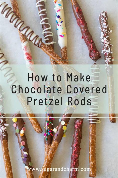 Easy Chocolate Covered Pretzel Rods Recipe Recipe Chocolate Covered