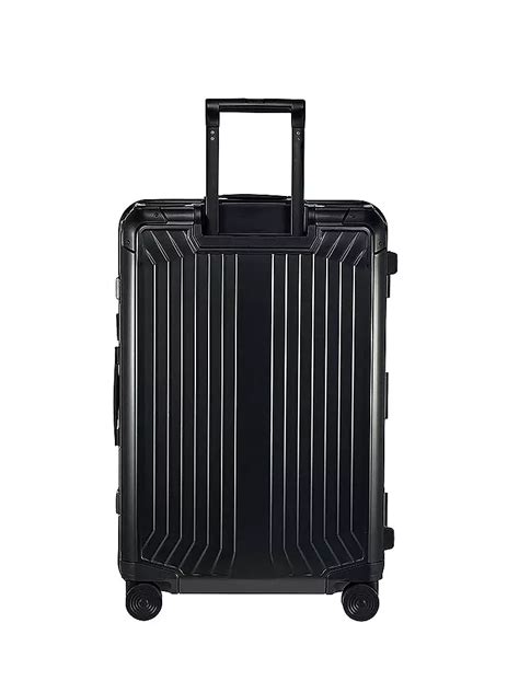 SAMSONITE Trolley Lite Box Alu 69cm Black 122706 Schwarz