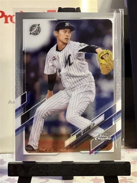 Roki Sasaki Topps Chrome Npb Recrue Rc Eur Picclick Fr