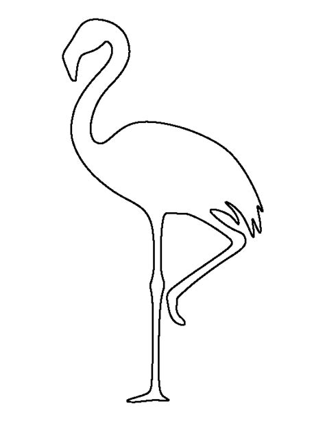 Flamingo Stencil Printable Free - Printable Templates: Your Go-To ...