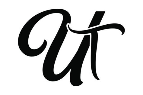 Ut Monogram Logo Design Graphic By Piku Design Store · Creative Fabrica