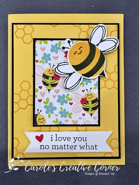 Pin By Kathy Filer On Cards Valentines In Bee Valentines Cards