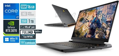 Dell Alienware M15 R6 Aw15 I1100 M30p Com Rtx 3070 E 1 Tb De Ssd