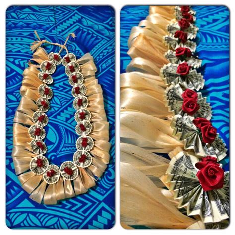 Tongan Money Lei Made By Me Pj Petersen Design Inspired By Tiare