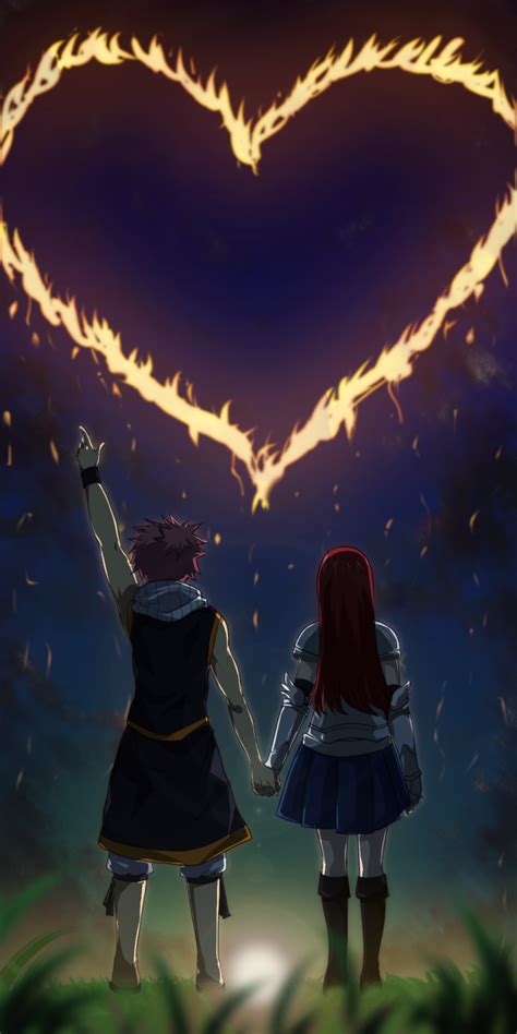 On Deviantart Natsu And Erza