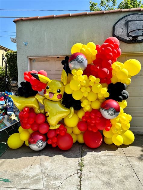 Pokémon balloon garland Artofit