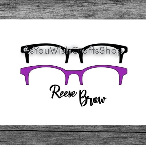 Reese Pair Eyewear Compatible Brow Hybrid Ella Topper Svg Digital Download Eyeglasses