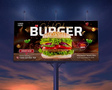 Food advertising Billboard Design on Behance