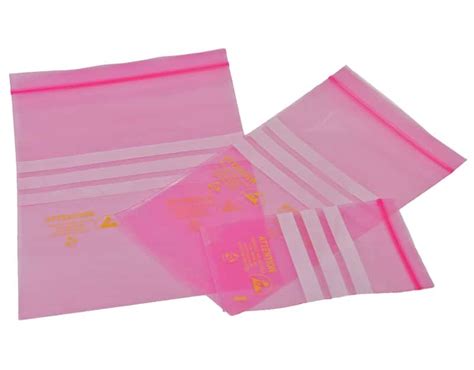 Pink Anti Static Bags For Sensitive Devices Esd Bags Bondline