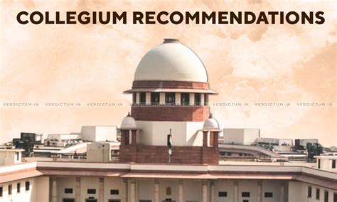 Sc Collegium Recommends Judicial Officers For Appointment As Judges Of