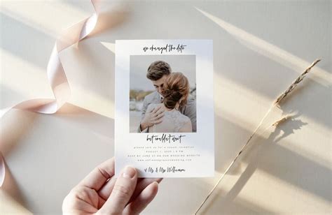 Elopement Announcement Template Editable Elopement - Etsy | Elopement ...