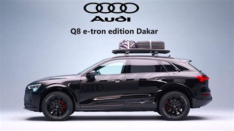 New 2024 Audi Q8 E Tron Edition Dakar Electric SUV Confident Both Off