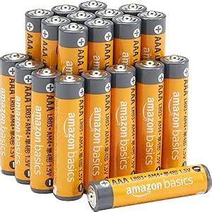 Amazon Basics Pack Aaa High Performance Alkaline Batteries Year