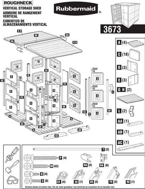 Rubbermaid Storage Shed Assembly | Dandk Organizer