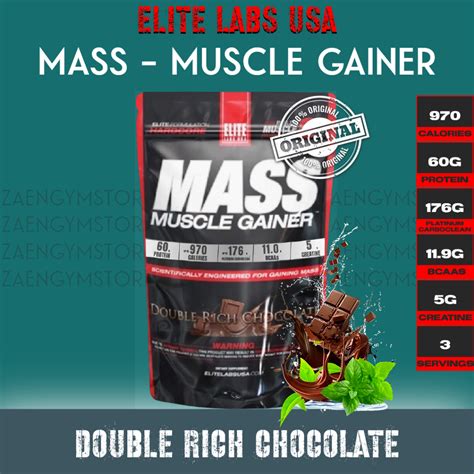 Jual Elite Labs Mass Muscle Gainer Lbs Weight Gainer Shopee Indonesia