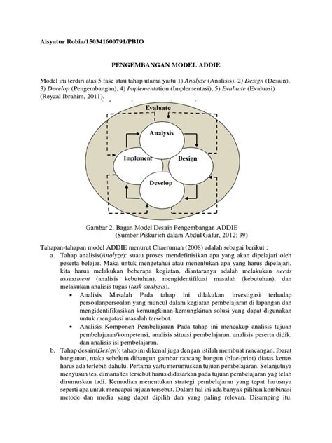 Pengembangan Model Addie Pdf