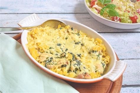 Low Fodmap Creamy Mac And Cheese With Chicken Karlijn S Kitchen